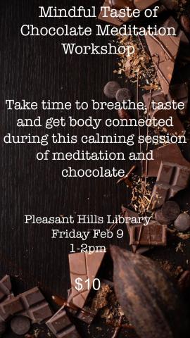 Chocolate Mindfulness Program Text and Chocolate