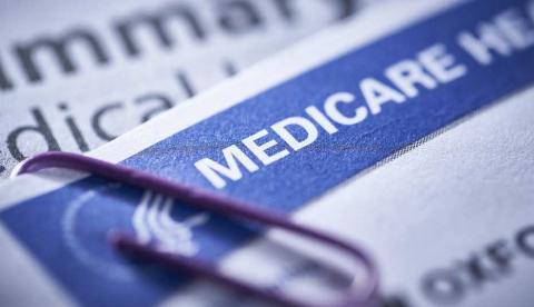 close up of a medicare card