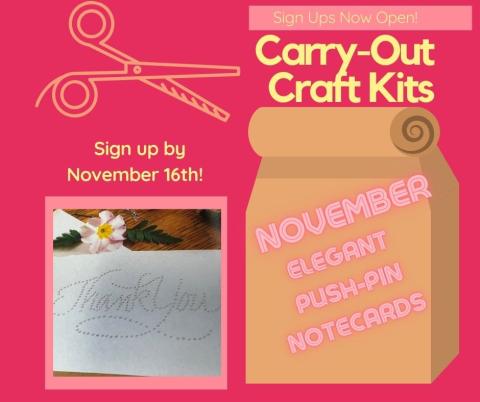 November Carry-Out Craft