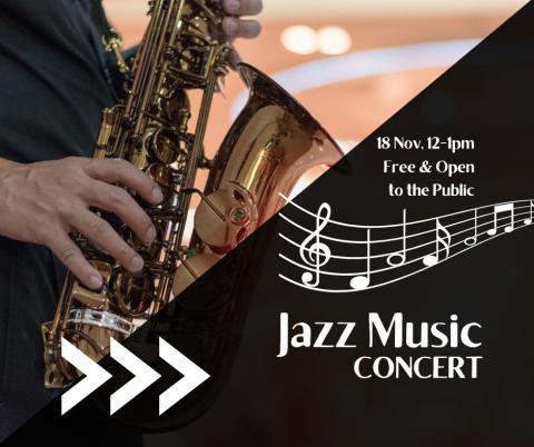 Jazz Conert 11/18 12-1 pm