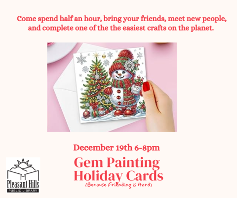 Gem Painting - Holiday Cards - Evening