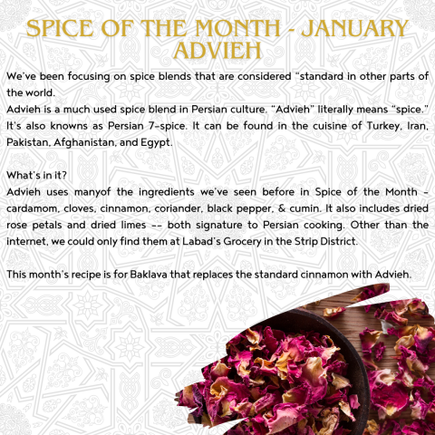 Spice of the Month - January