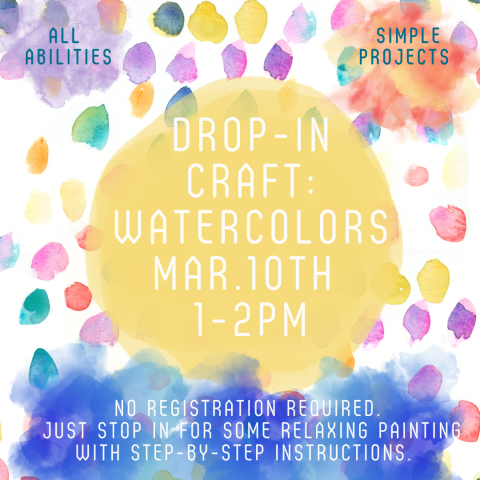 Drop In WaterColors - Adults