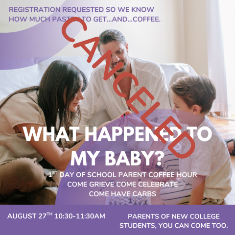 canceled parents coffee hour