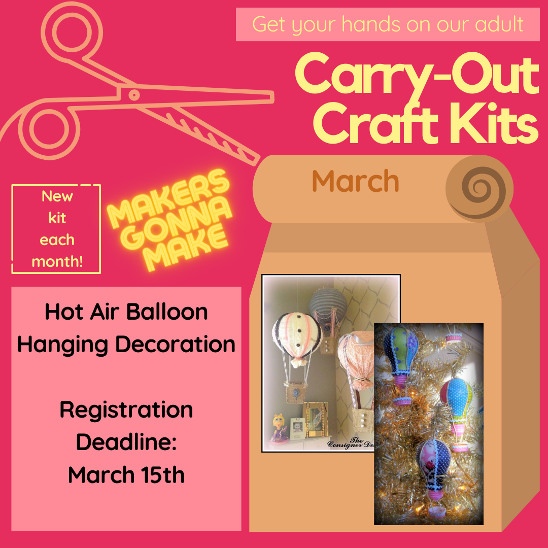 Hot air Balloon. Carry-Out Craft 