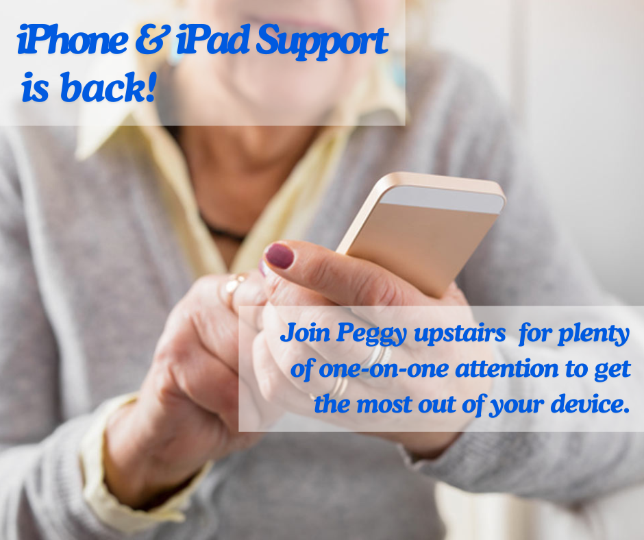 Woman holding an iPhone, iphone and ipad support