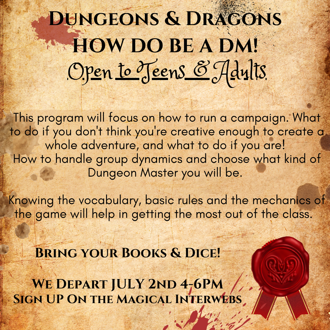 Dungeons & Dragons - How to be a DM
