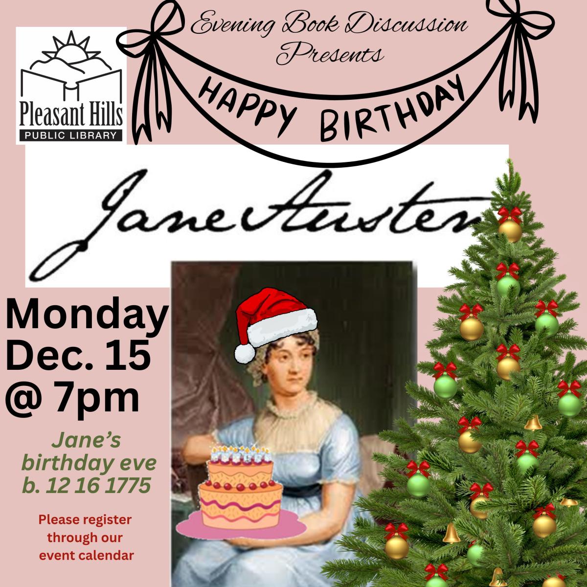 Jane Austen's 250 birthday celebration