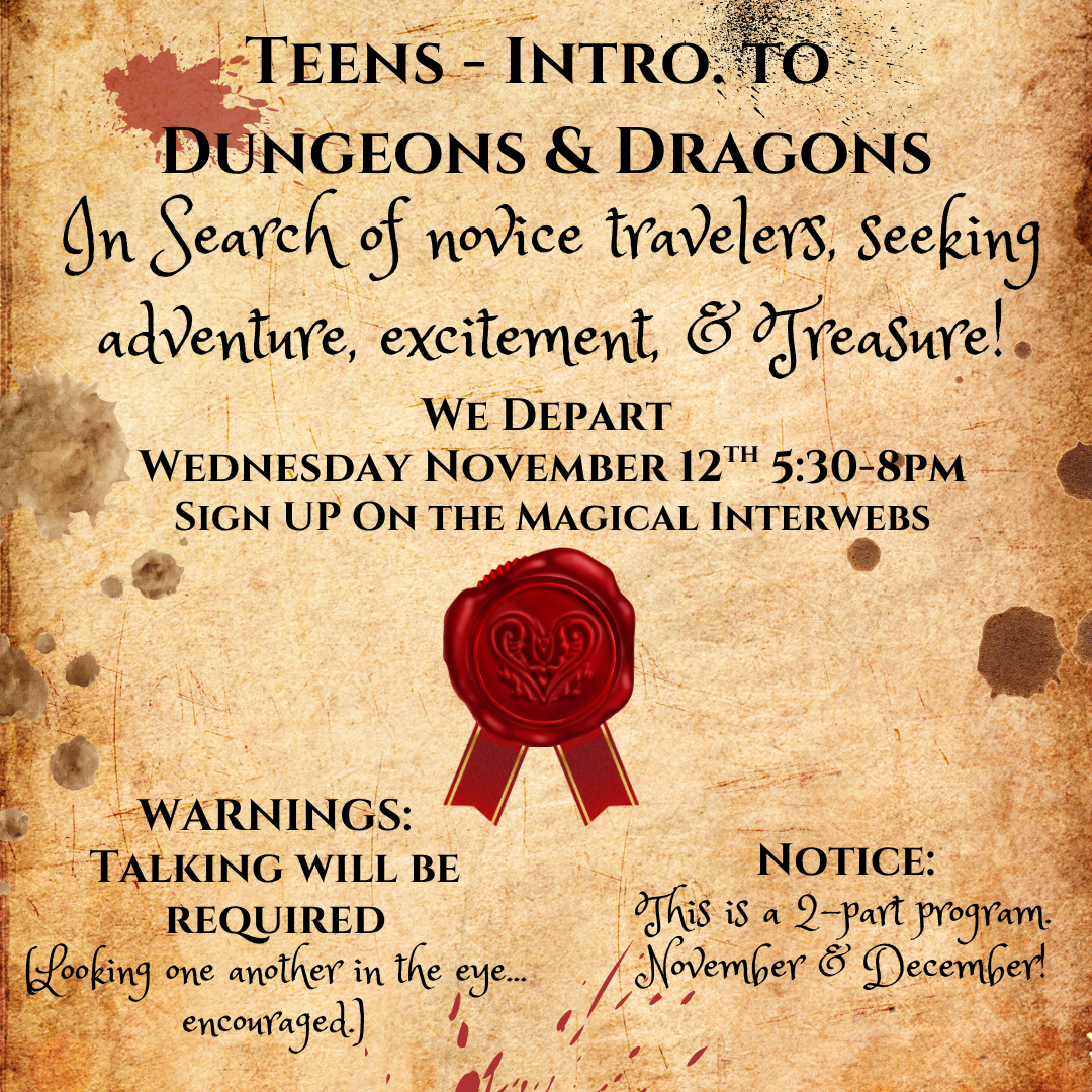 Teen Intro to D&D